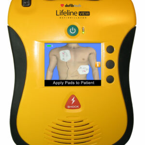 Lifeline VIEW Defibrillator with Video Screen Instruction
