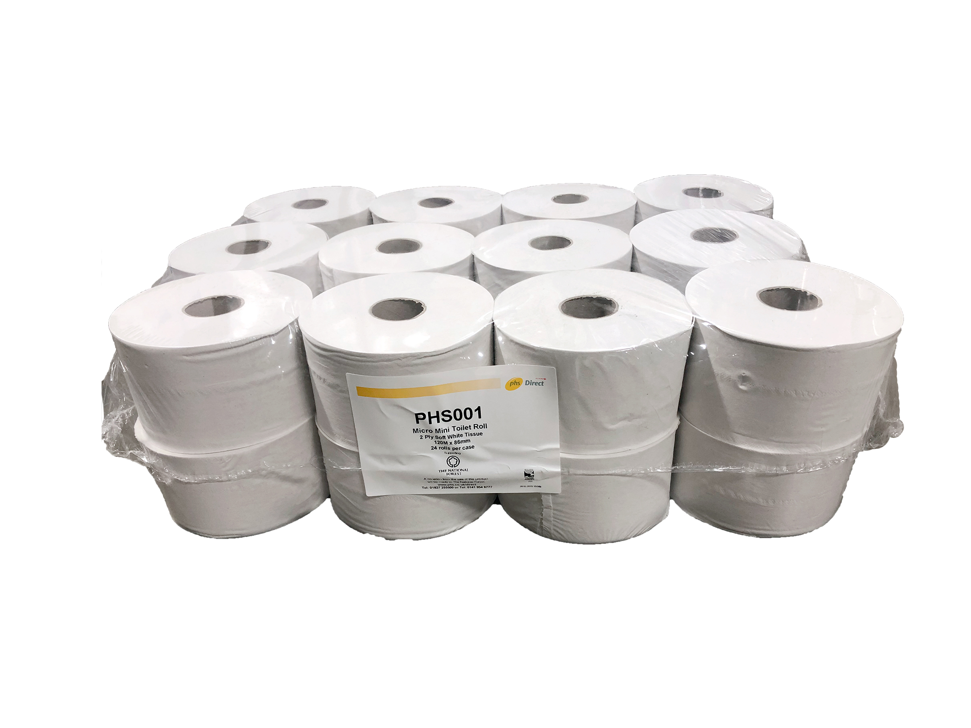 FSC Accredited Recycled Micro Mini Toilet Roll (24)