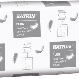 Katrin Plus One Stop M2 Flushable Luxury Paper Hand Towels (21 Sleeves)