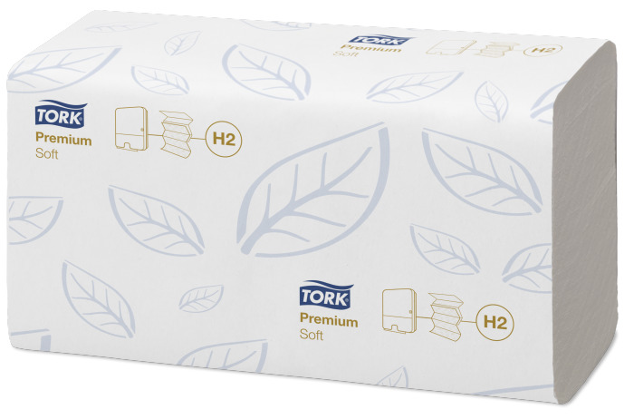 Tork H2 Premium Soft Multi-fold Paper Hand Towels (Case of 21)