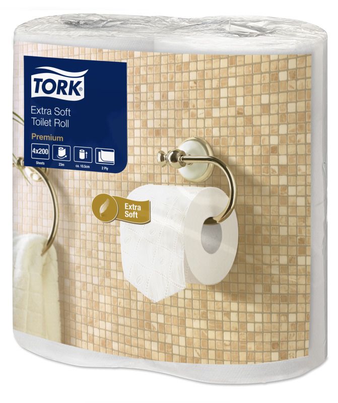 800 rolls Tork Extra Soft 2 Ply Premium Toilet Roll *Bulk Buy*