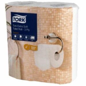 800 Tork Extra Soft 3 Ply Premium Toilet Rolls (20 cases of 40 Rolls)