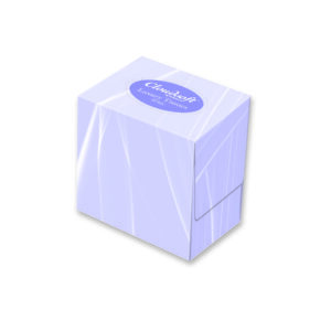 Bulk Buy Cloudsoft White 2ply Facial Tissues Cube (10 x Case of 24)