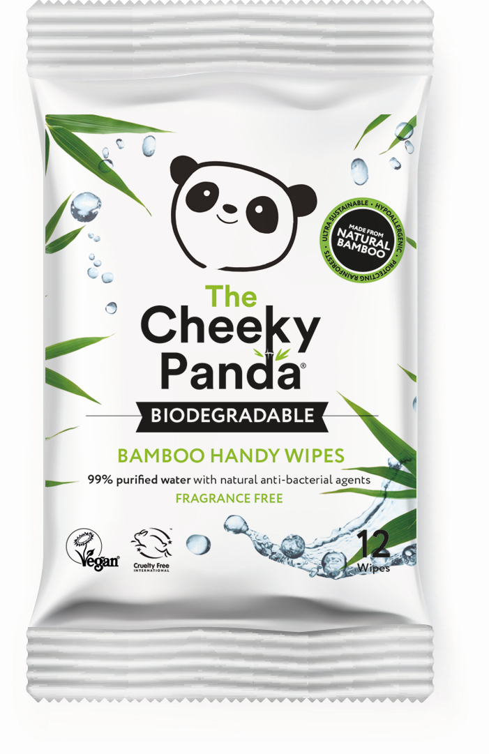 Cheeky Panda Bamboo Handy Baby Wipes x 72 Packs
