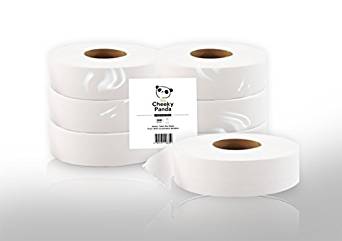 Cheeky Panda Plastic free maxi toilet roll 300m (6 rolls)