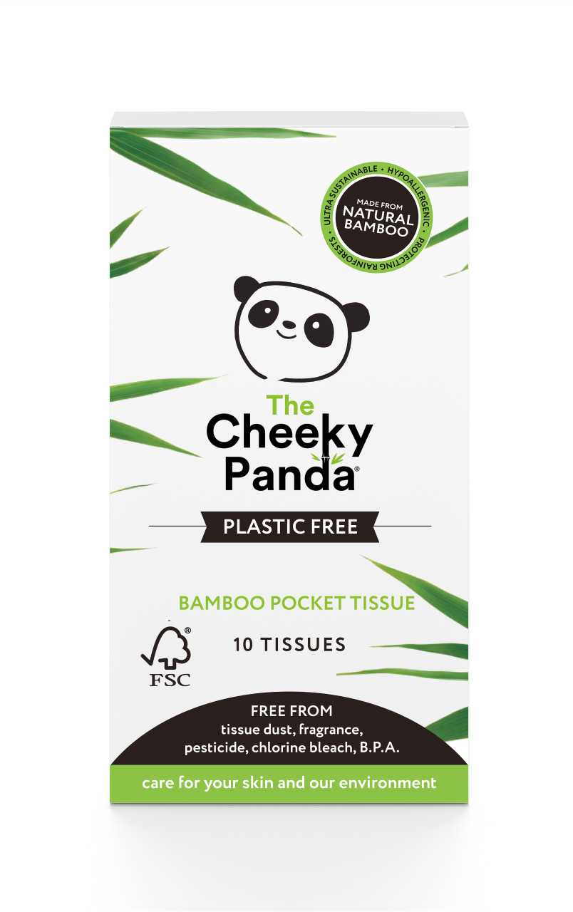 Cheeky Panda Plastic free pocket tissues x 96
