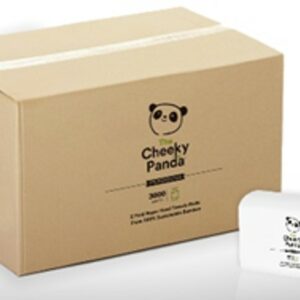 Cheeky Panda Flushable Bamboo Z Fold Hand towels (200 sheets x 15)