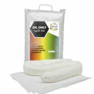 10 Litre Oil & Fuel Absorbent Spill Kit Mini Clip top bag