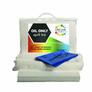 20 Litre Oil & Fuel Absorbent Spill Kit Clip top bag