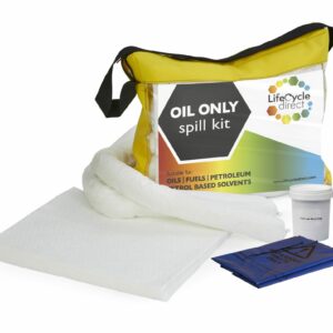 50L Oil & Fuel Absorbent Spill Kit Small Holdall Bag with Putty