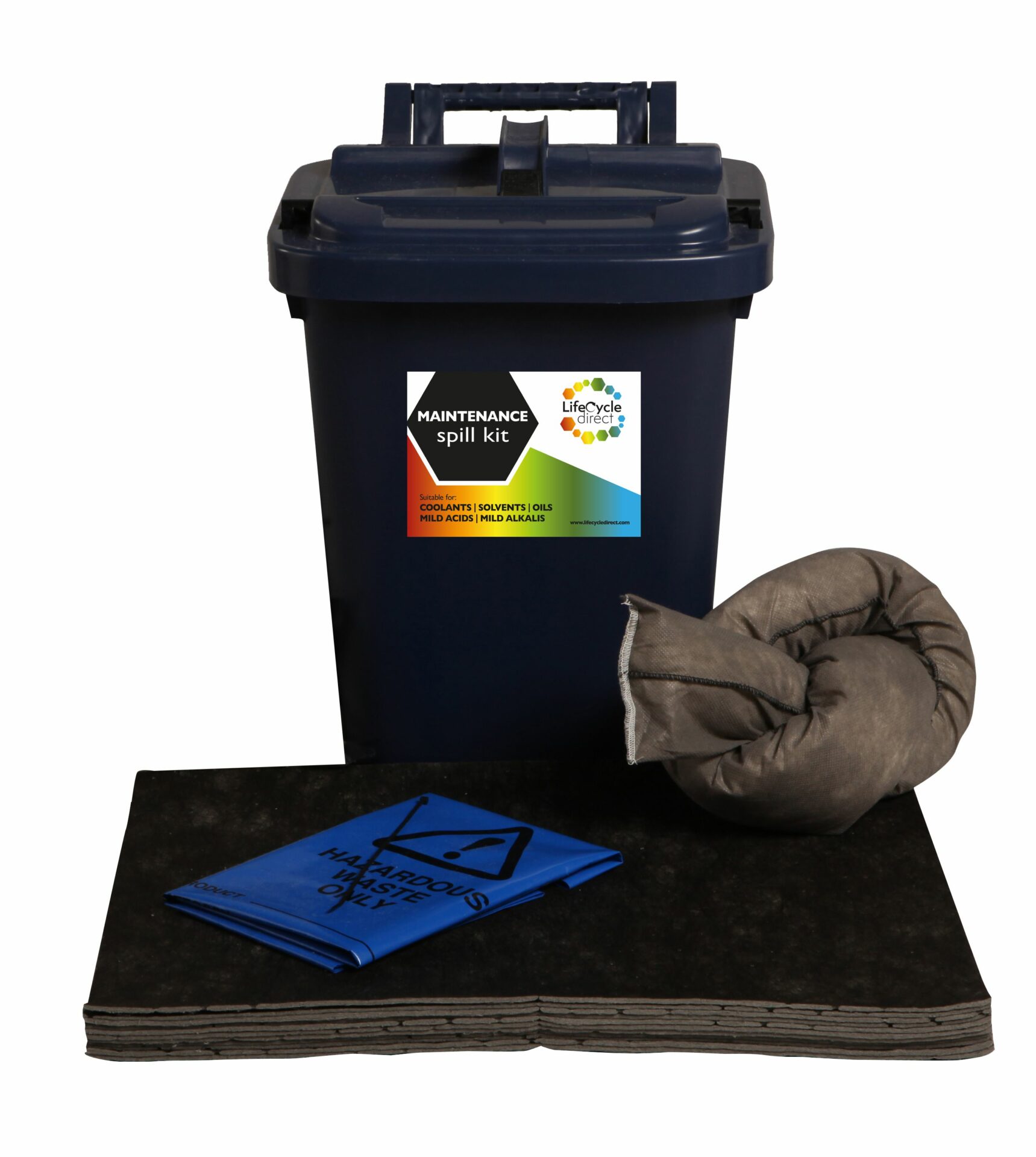 35 Litre General Maintenance Absorbent Spill Kit Small Caddy Bin