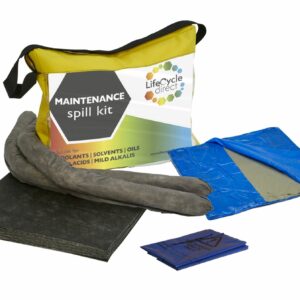 50 Litre General Maintenance Absorbent Spill Kit Small Holdall Bag with Putty & Drain Cover