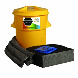 80 Litre General Maintenance Absorbent Spill Kit in Static Bin