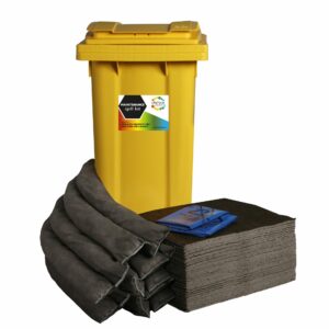 240 Litre General Maintenance Absorbent Spill Kit Wheeled Bin