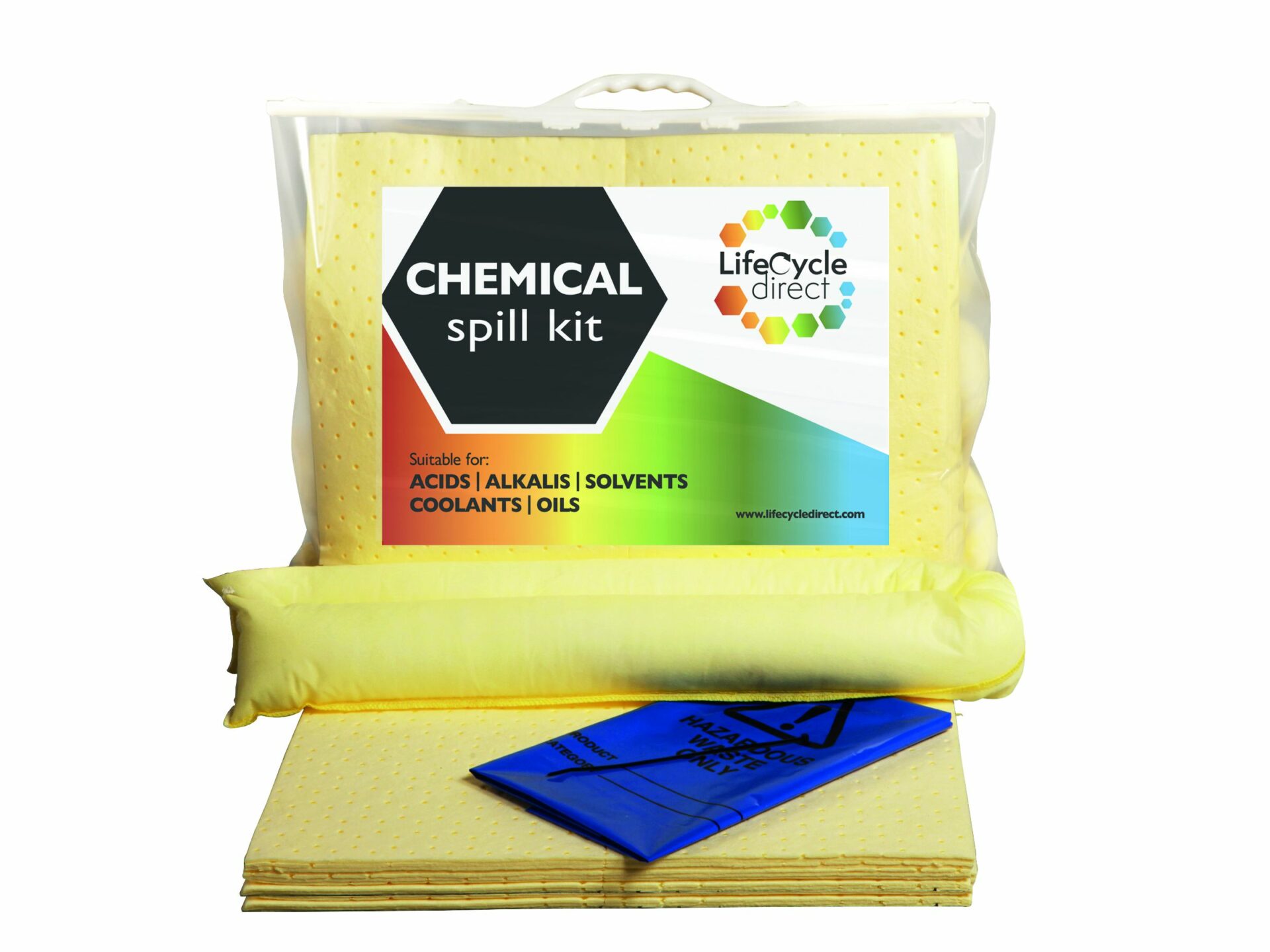 15 Litre Chemical Absorbent Spill Kit Mini Clip top bag