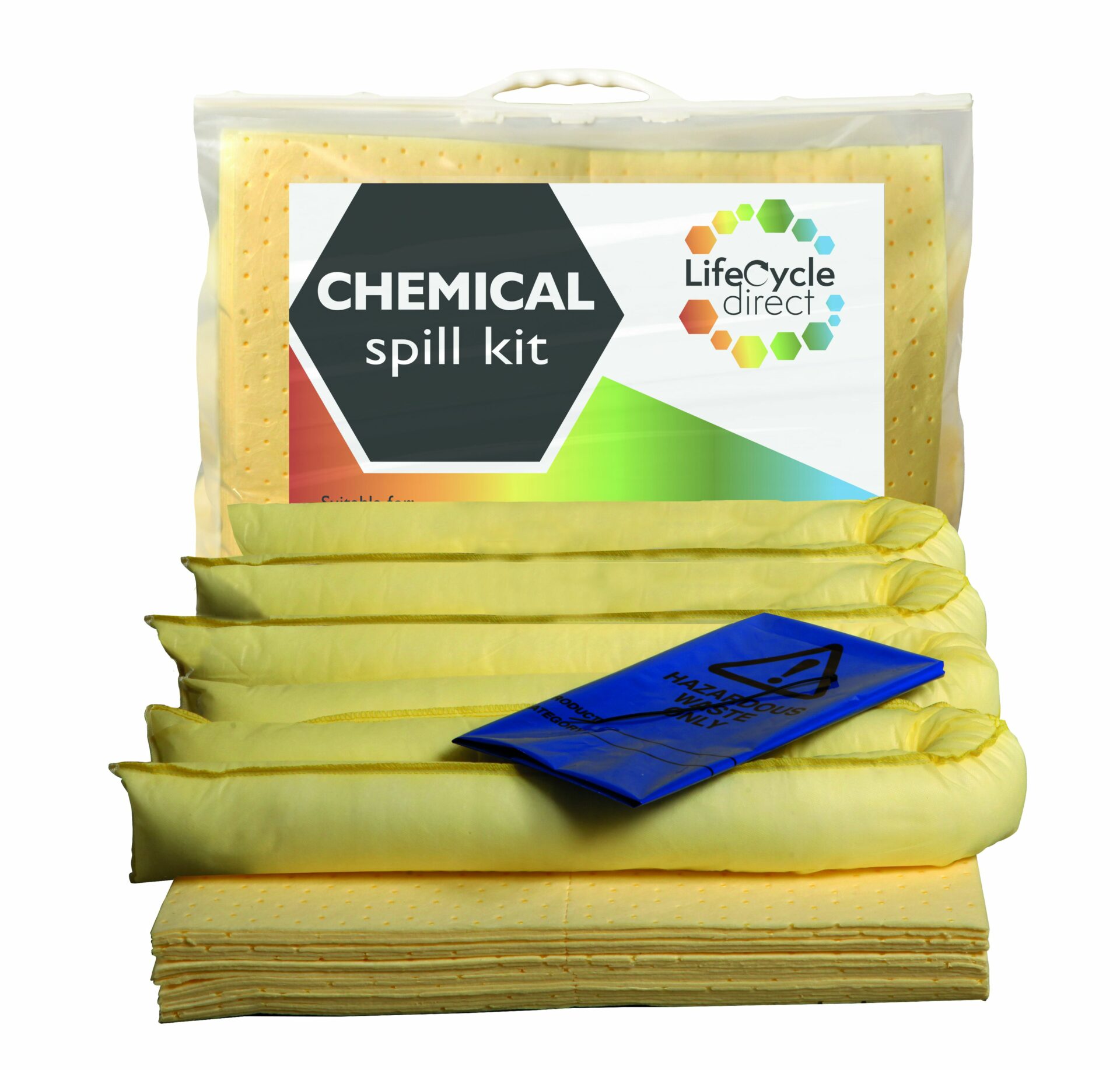 40 Litre Chemical Absorbent Spill Kit Small Clip top bag