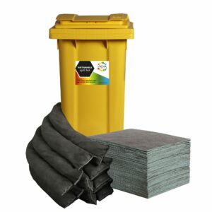 240 Litre AA Sustainable Maintenance Absorbent Spill Kit Wheeled Bin