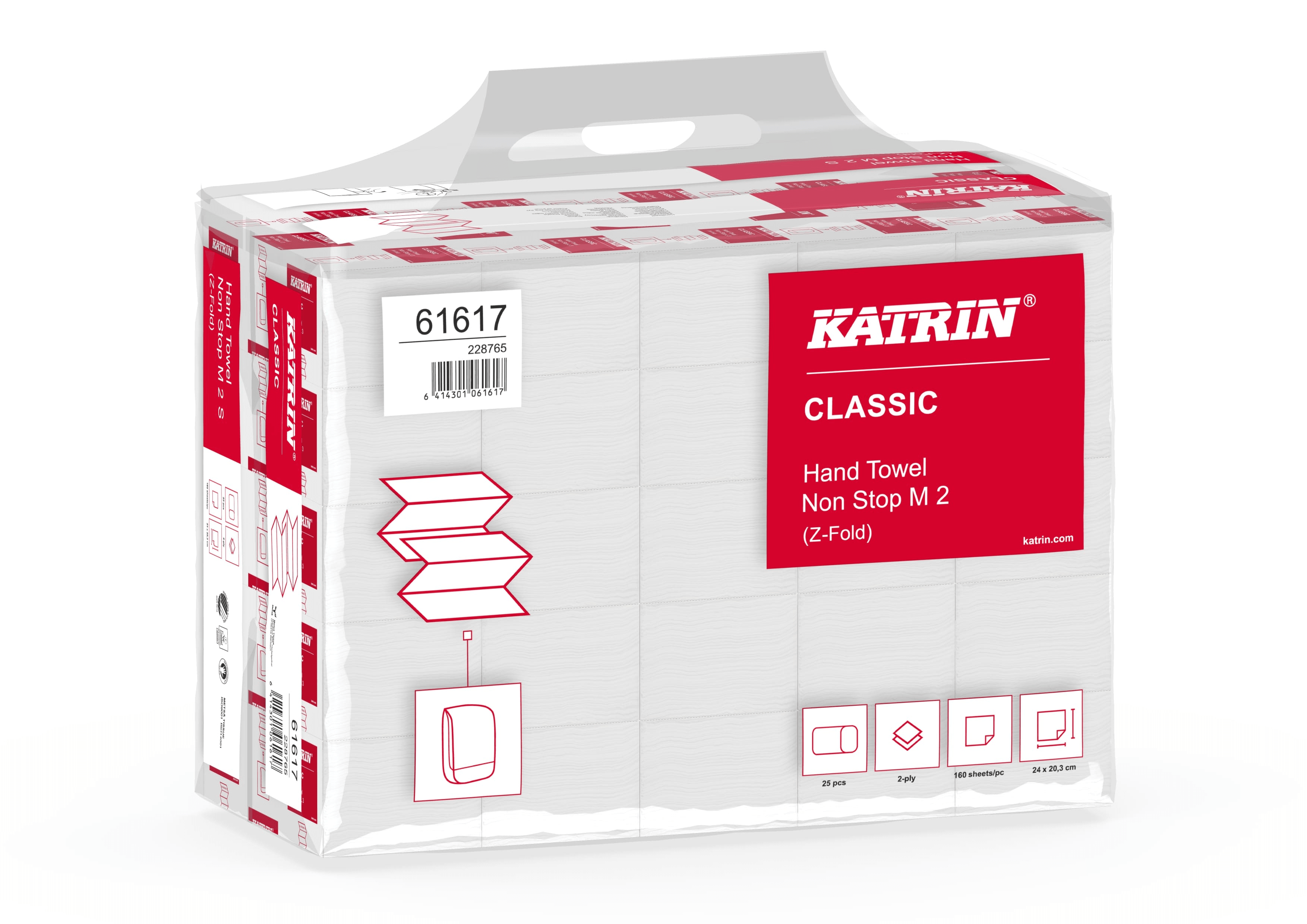 Bulk Buy Katrin Classic Paper Hand Towel Non Stop M2 (250 sleeves)